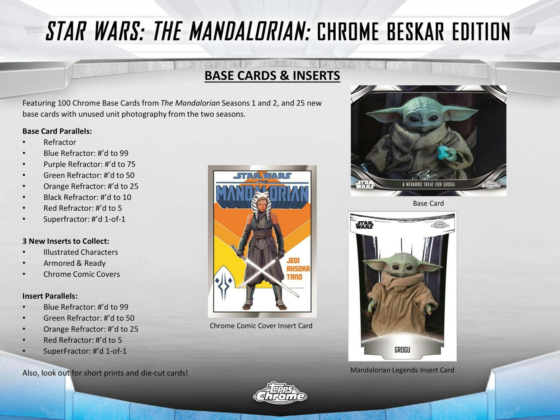 Star Wars The Mandalorian Chrome Beskar Edition Hobby Pack (Topps 2022