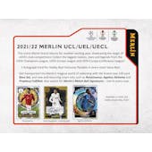 2021/22 Topps Merlin UEFA Champions League Soccer Hobby 12-Box Case (Presell)