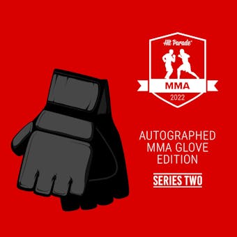 2022 Hit Parade Autographed MMA Glove Edition Hobby Box - Series 2 - Khabib Nurmagomedov & Adesanya!!