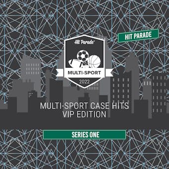 2022 Hit Parade Multi-Sport Case Hits VIP Edition - Series 1 - Hobby 6-Box Case /50 - Kaboom!-Downtown-Horizon