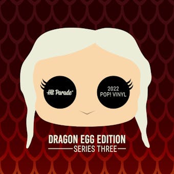2022 Hit Parade POP Vinyl Dragon Egg Edition Series 3 Hobby Box - Kit Harington