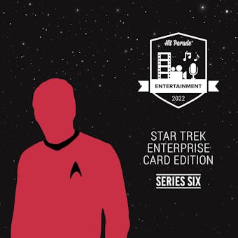 2022 Hit Parade Star Trek Enterprise Card Edition - Series 6 - Hobby Box /100 - Shatner-Saldana-Pegg-Quinto