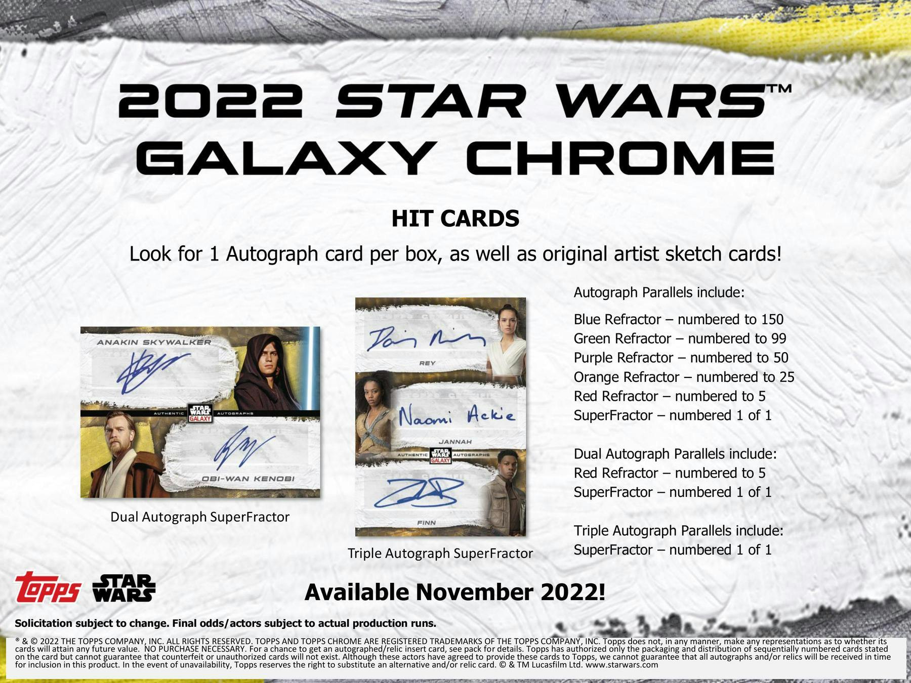 Star Wars Chrome Galaxy Hobby Pack (Topps 2022) DA Card World
