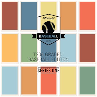 2021 Hit Parade T206 Graded Baseball Edition - Series 1 - Hobby Box /520