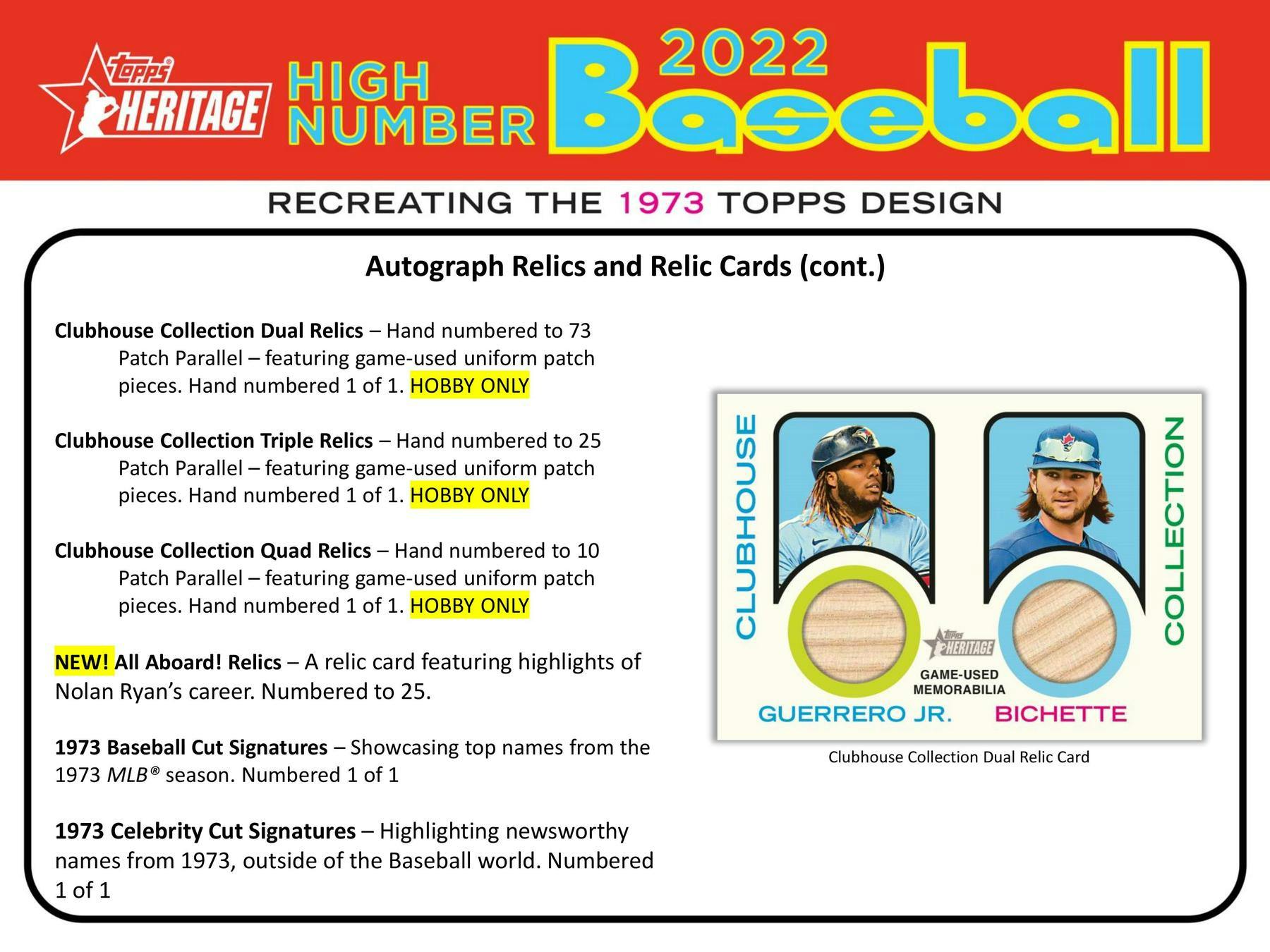 2022 Topps Heritage High Number Baseball Hobby Box DA Card World