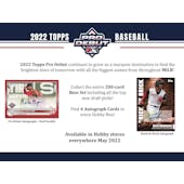 2022 Topps Pro Debut Baseball Hobby 12-Box Case (Presell)