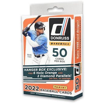 2022 Panini Donruss Baseball Hanger Box (Orange and Diamond Parallels!) (Lot of 6)