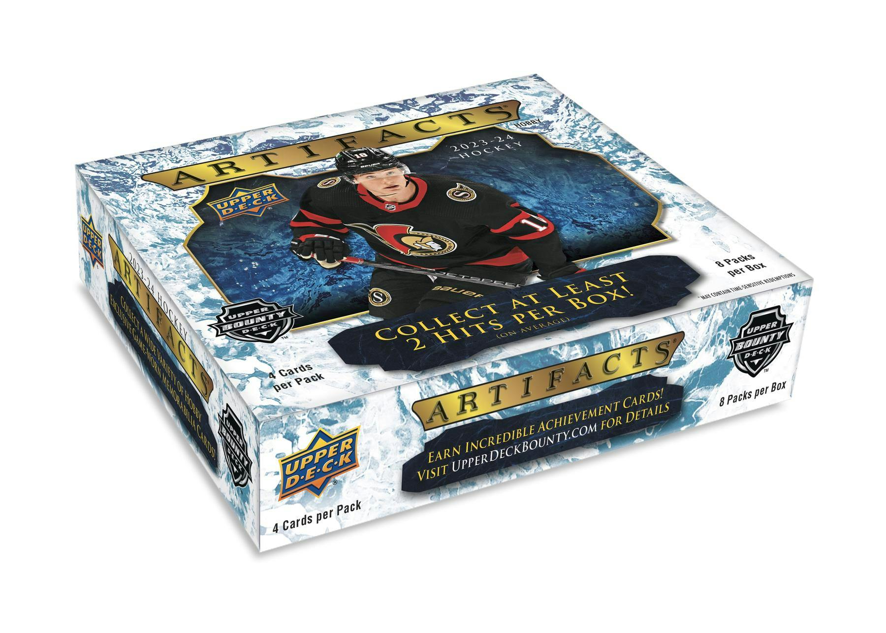 2023/24 Upper Deck Artifacts Hockey Hobby Box (Presell) DA Card World