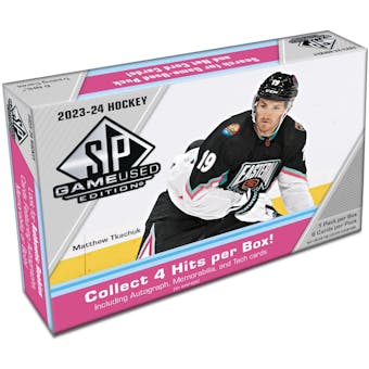 2023/24 Upper Deck SP Game Used Hockey Hobby 18-Box Case - 32-Spot Random Team Break #4