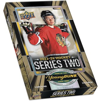 2023/24 Upper Deck Series 2 Hockey Hobby 12-Box Case (Presell)