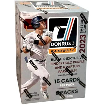 2023 Panini Donruss Baseball 6-Pack Blaster 20-Box Case