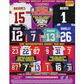 2023 TriStar Hidden Treasures Game Day Greats Autographed Football Jersey Hobby 5-Box Case