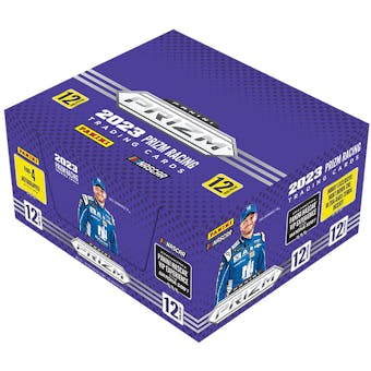 2023 Panini Prizm Racing Hobby 12-Box Case (Presell)