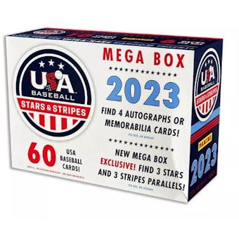 2023 Panini USA Stars & Stripes Baseball Mega Box (Walmart)