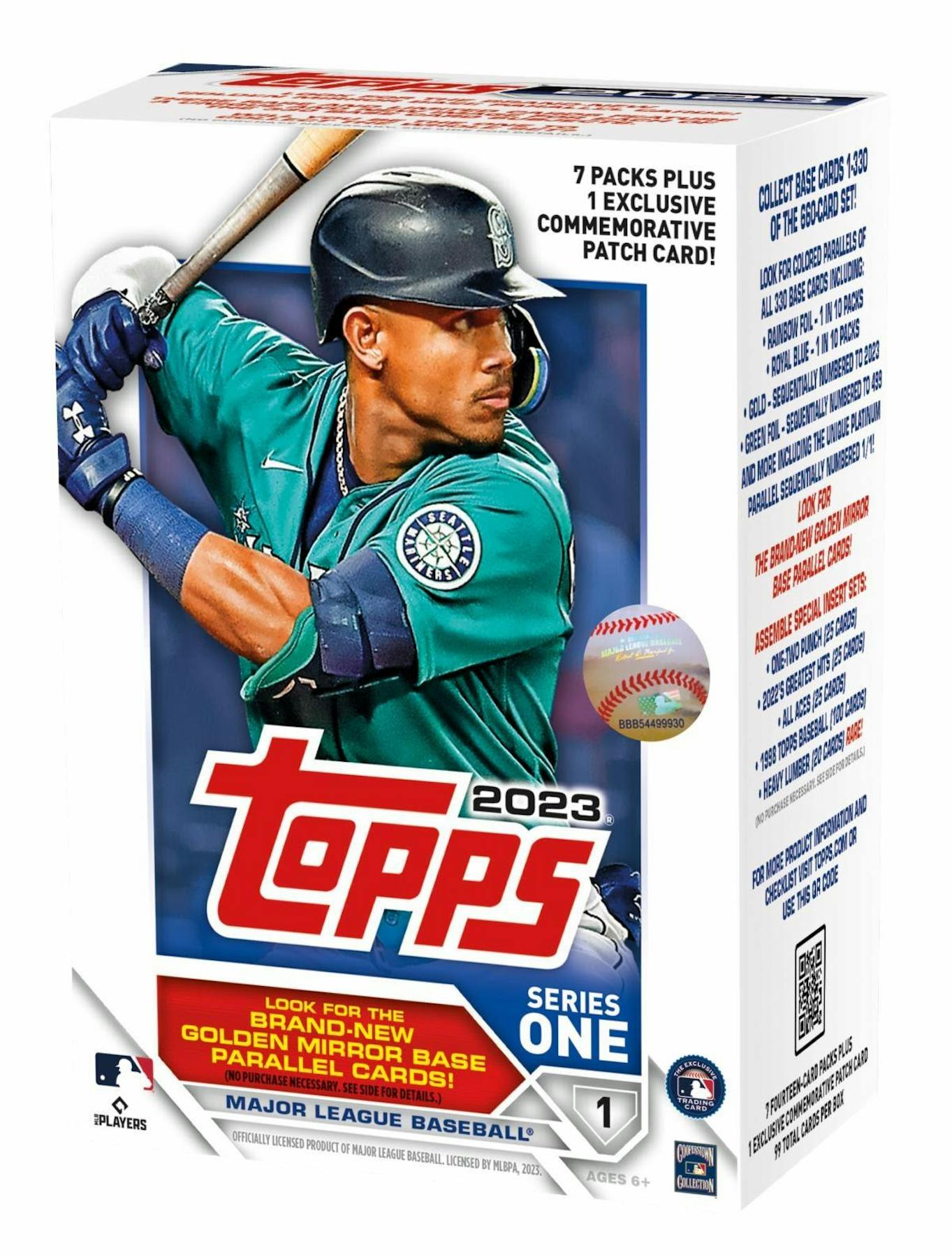 2023 Topps Series 1 Baseball 7-Pack Blaster Box (Commemorative Relic Card!)  (Lot of 6)