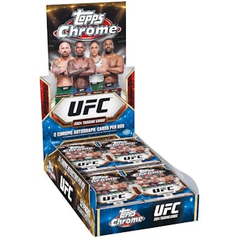 2024 Topps Chrome UFC Hobby 12-Box Case (Presell)