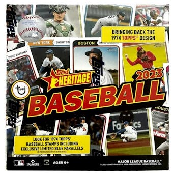 2023 Topps Heritage Baseball Mega 40-Box Case