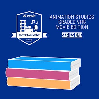 2023 Hit Parade Animation Studios Graded VHS Movie Edition Series 1 Hobby Box