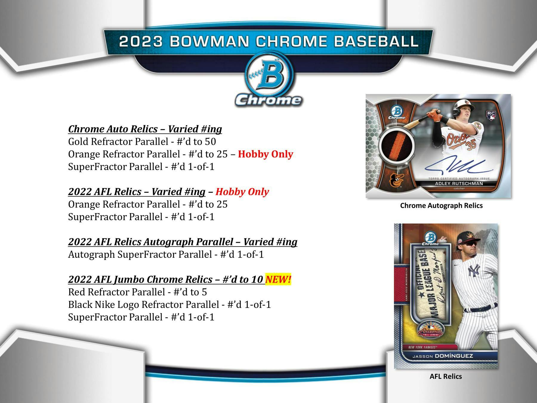 2023 Bowman Chrome Brooks Brannon 1st Yellow/Orange Vapor Wave #/75 - Red  Sox