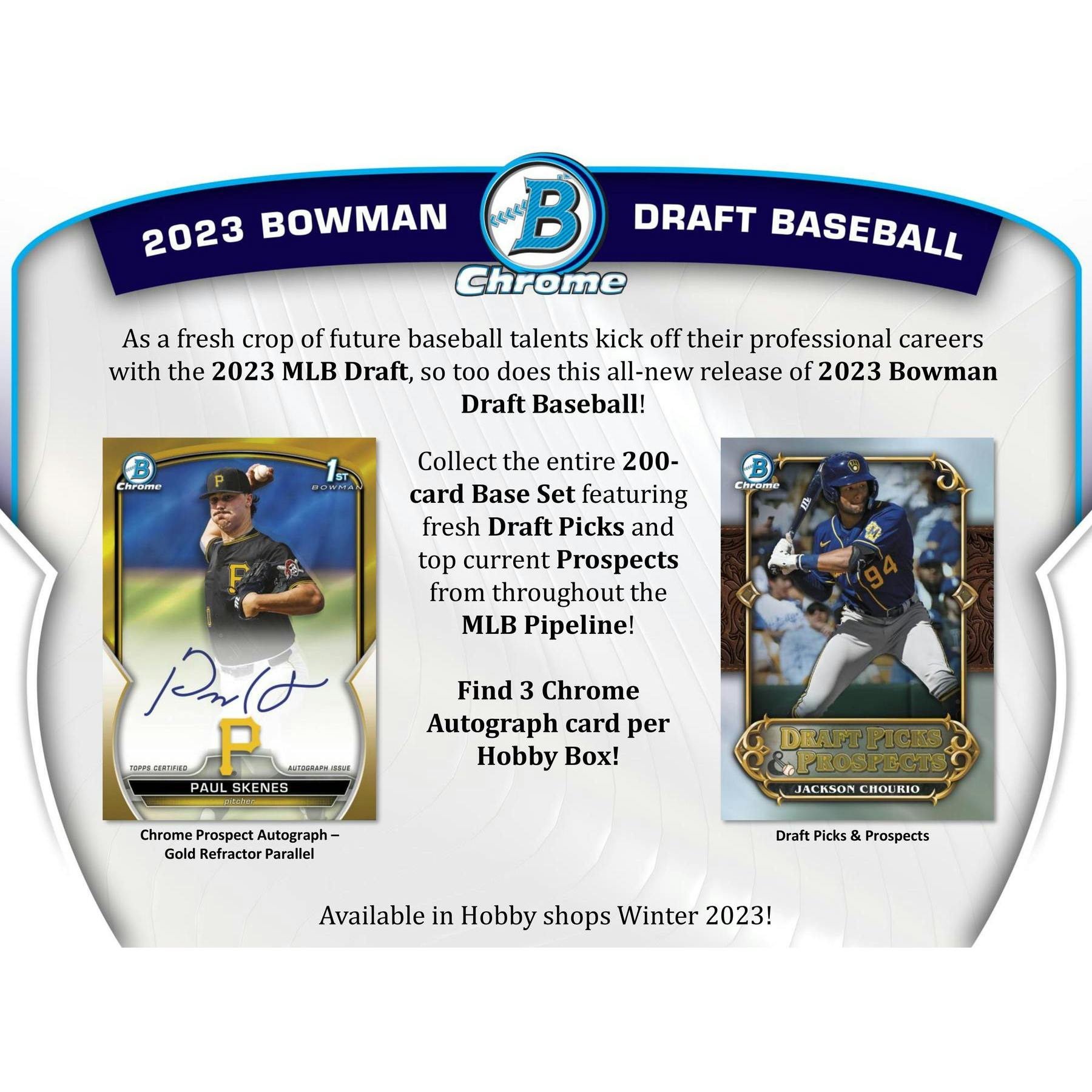 2023 Bowman Draft Top 25 Hitters, MLB Top Prospects to Chase