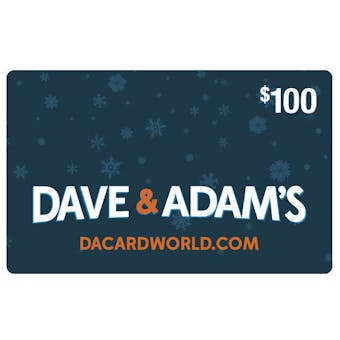 $100 Dave & Adam's Gift Certificate