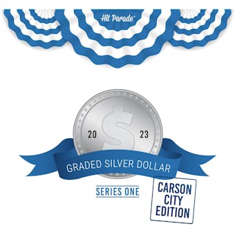 2023 Hit Parade Graded Silver Dollar Carson City Edition Series 1 Hobby 10-Box Case
