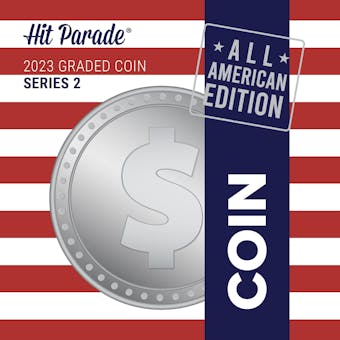 2023 Hit Parade Graded Coins All American Edition Series 2 Hobby Box - USA CURRENCY!