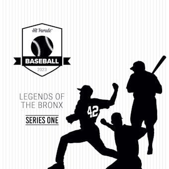 2023 Hit Parade Baseball Legends of the Bronx Series 1 Hobby Box