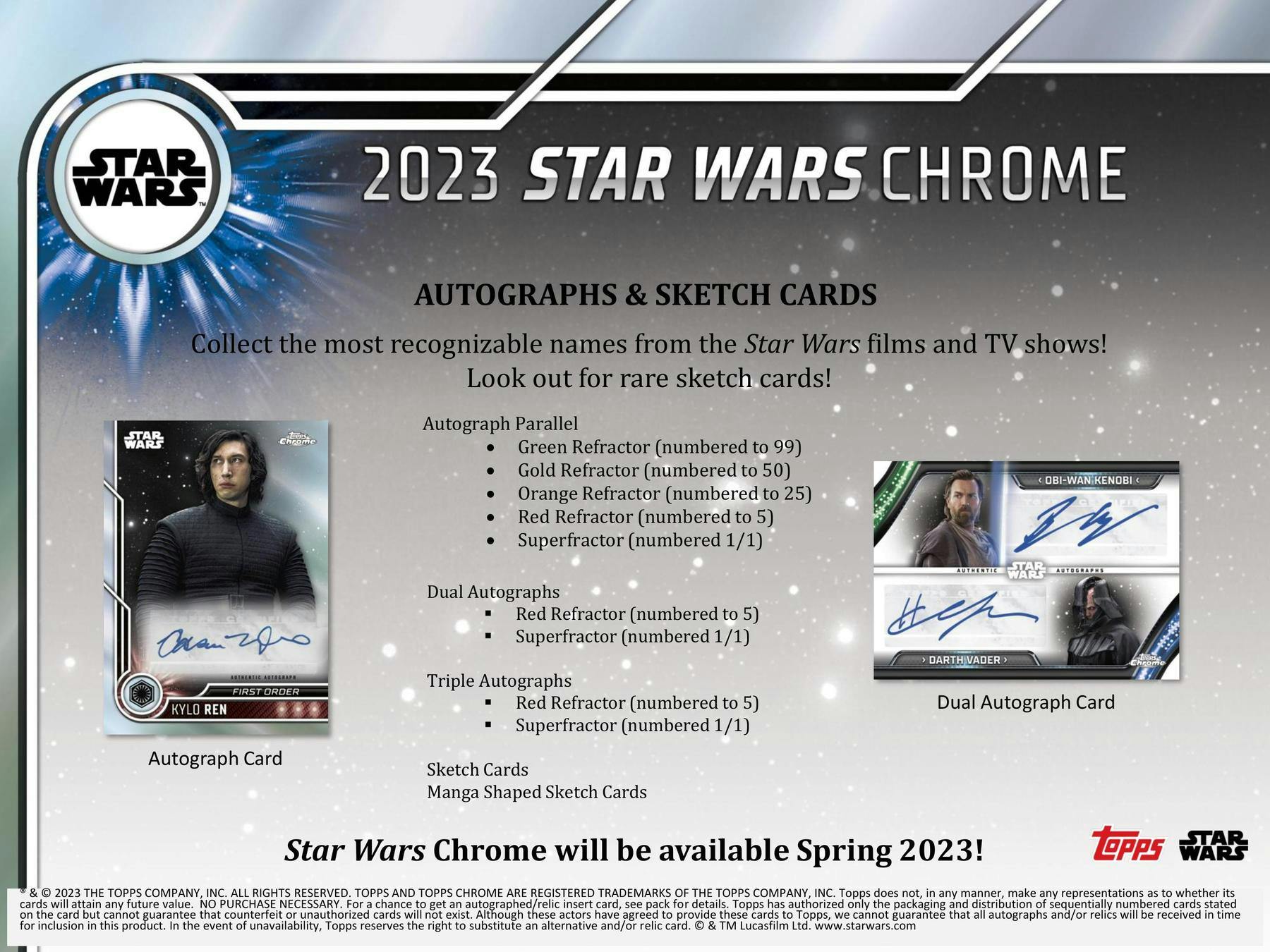 Star Wars Chrome Hobby Box (Topps 2023) DA Card World