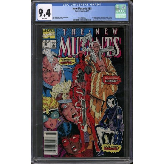 New Mutants #98 CGC 9.4 (W) Newsstand Edition *2024046004*
