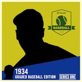 2024 Hit Parade Baseball 1934 Graded Edition Series 1 Hobby Box - Lou Gehrig