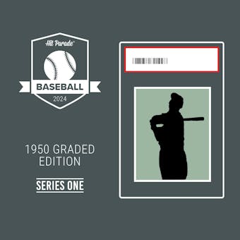 2024 Hit Parade Baseball 1950 Graded Edition Series 1 Hobby Box - Ted Williams