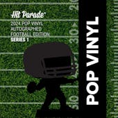 2024 Hit Parade Autographed Football POP Vinyl Series 1 10-Box Hobby Case - Patrick Mahomes