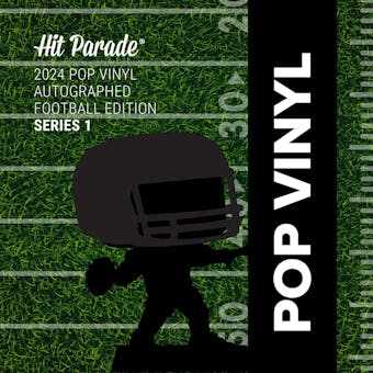 2024 Hit Parade Autographed Football POP Vinyl Series 1 Hobby Box - Patrick Mahomes & Josh Allen