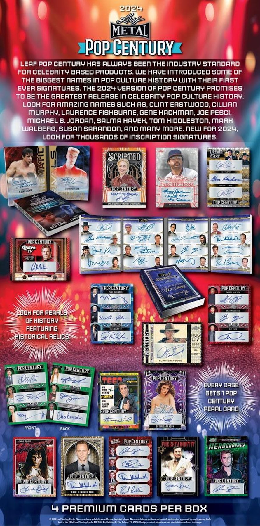 2024 Leaf Metal Pop Century Hobby 10Box Case 10Spot Random Box 2024 Leaf Metal Pop Century Hobby 10Box Case 10Spot Random Box