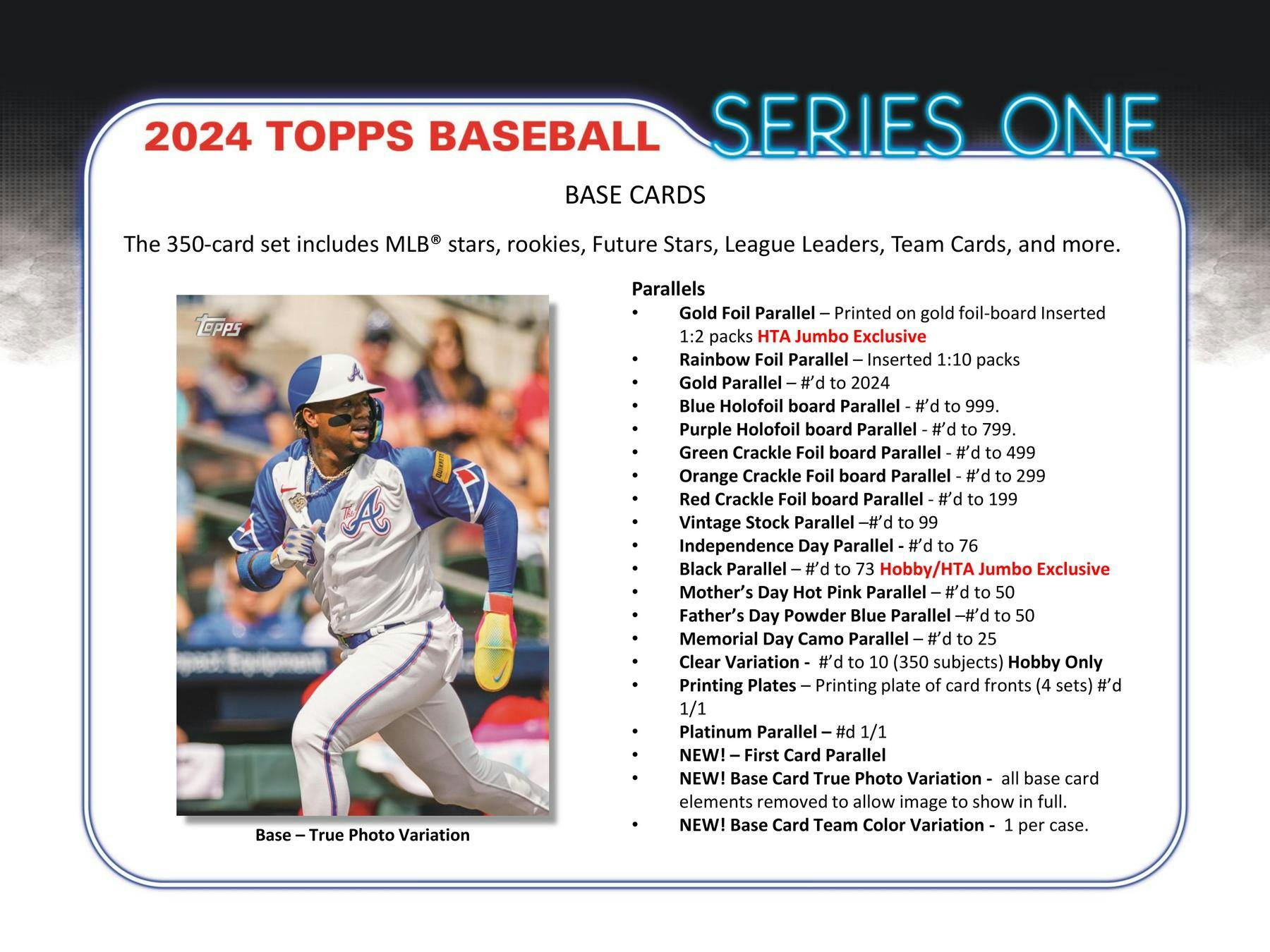 2024 Topps Series 1 Baseball Hobby Pack DA Card World
