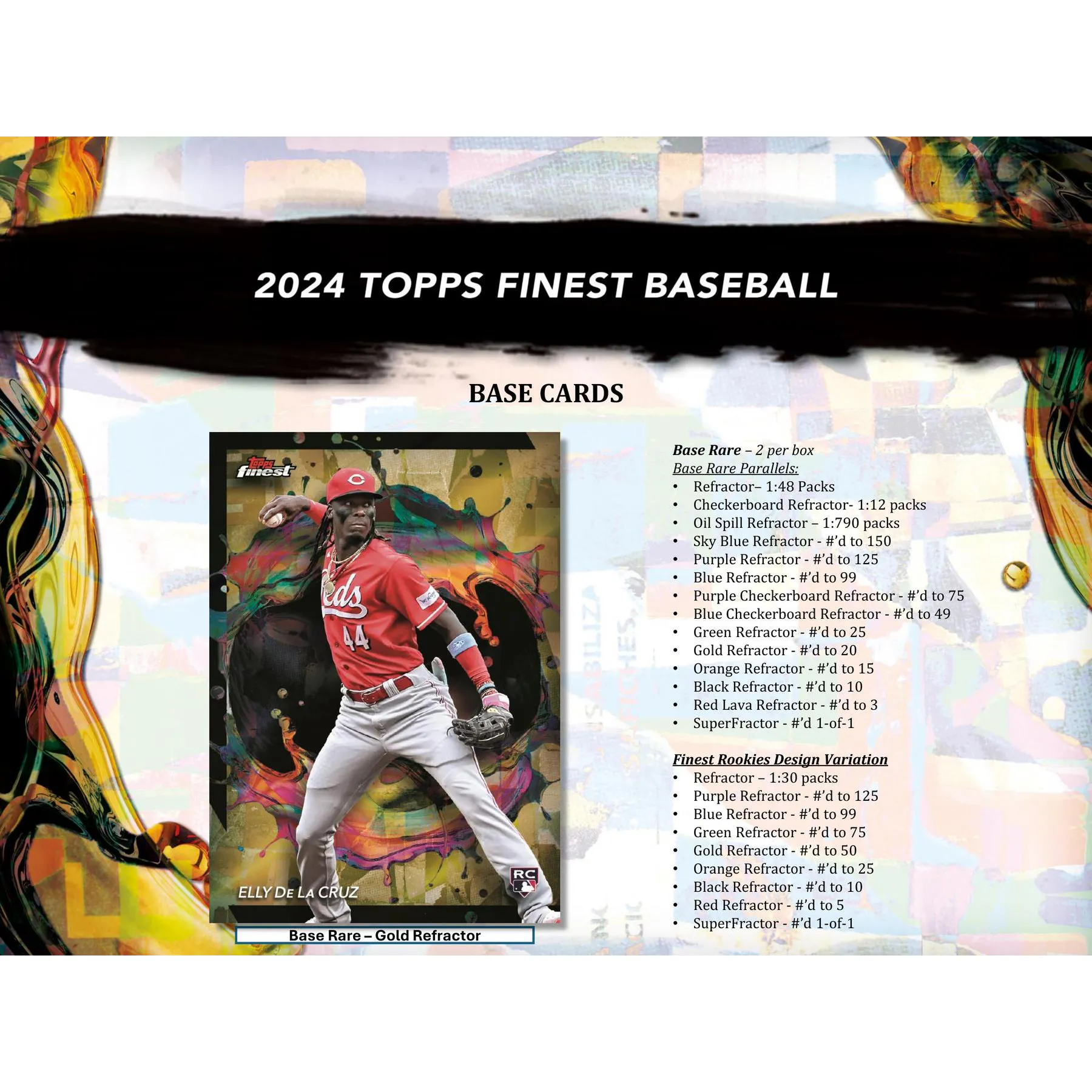 2024 Topps Finest Baseball Hobby Box | DA Card World 2024 Topps Finest Baseball Hobby Box | DA Card World