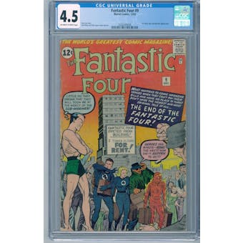 Fantastic Four #9 CGC 4.5 (OW-W) *2026369008*