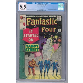 Fantastic Four #29 CGC 5.5 (OW) *2026369011*