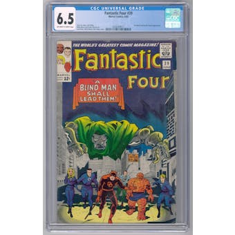 Fantastic Four #39 CGC 6.5 (OW-W) *2026369017*