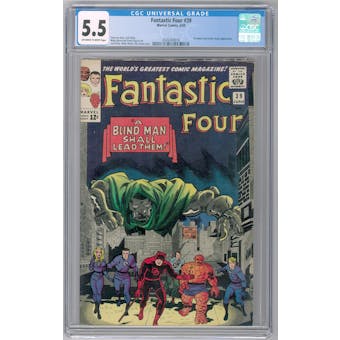 Fantastic Four #39 CGC 5.5 (OW-W) *2026369018*