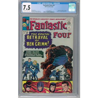 Fantastic Four #41 CGC 7.5 (OW-W) *2026369019*