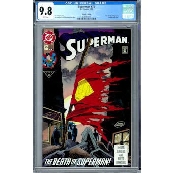 Superman #75 CGC 9.8 (W) 2nd Printing *2026401014*