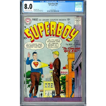 Superboy #60 CGC 8.0 (OW-W) *2027297012*