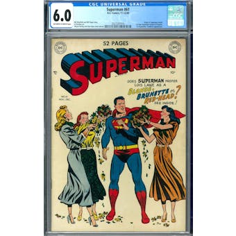 Superman #61 CGC 6.0 (OW-W) *2027297016*