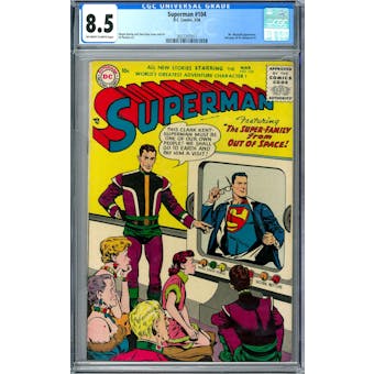 Superman #104 CGC 8.5 (OW-W) *2027297017*
