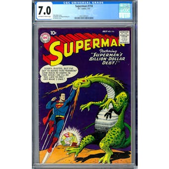 Superman #114 CGC 7.0 (OW-W) *2027297021*