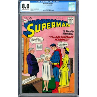 Superman #120 CGC 8.0 (OW-W) *2027297022*