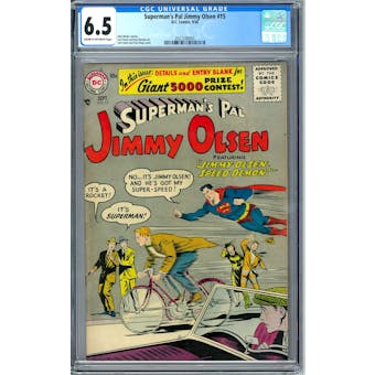 Superman's Pal Jimmy Olsen #15 CGC 6.5 (C-OW) *2027298005*