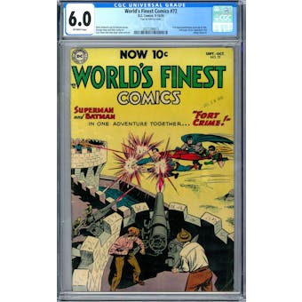 World's Finest Comics #72 CGC 6.0 (OW) *2027298013*